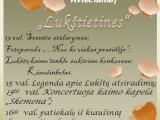 Pirmą kartą rajone šventė  LUKŠTIETINĖS
